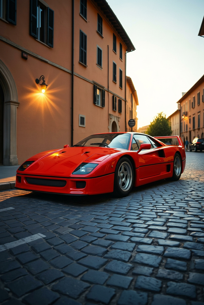 Eighties Red Supercar