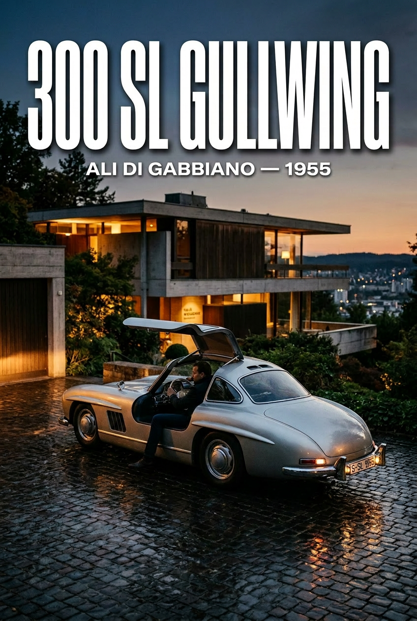 Gullwing Silver Coupé