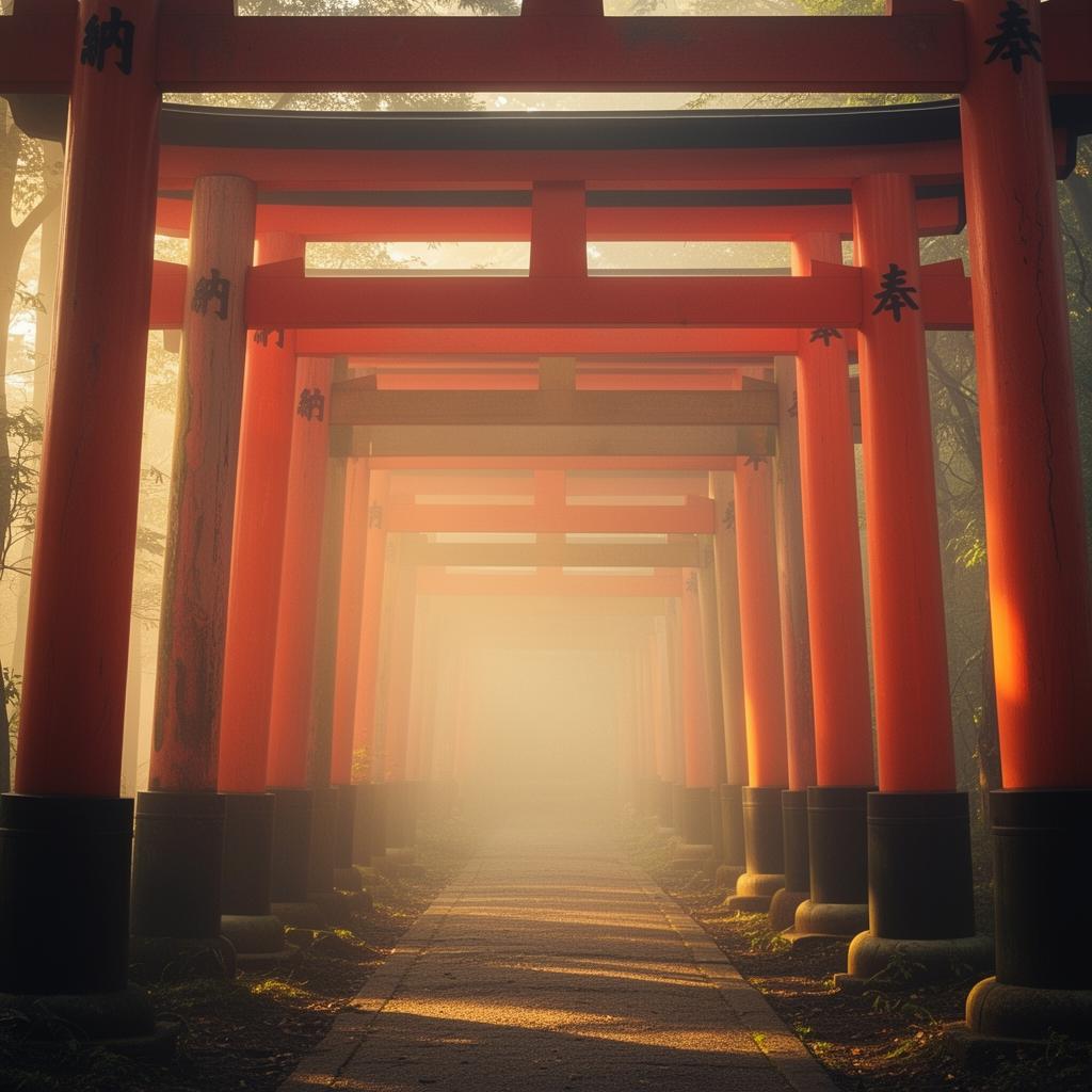 Torii in Mist