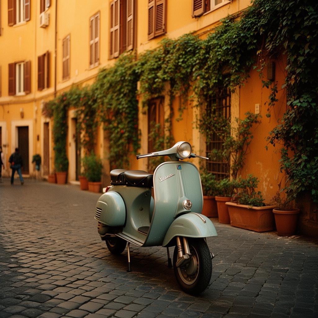 Vespa in Trastevere